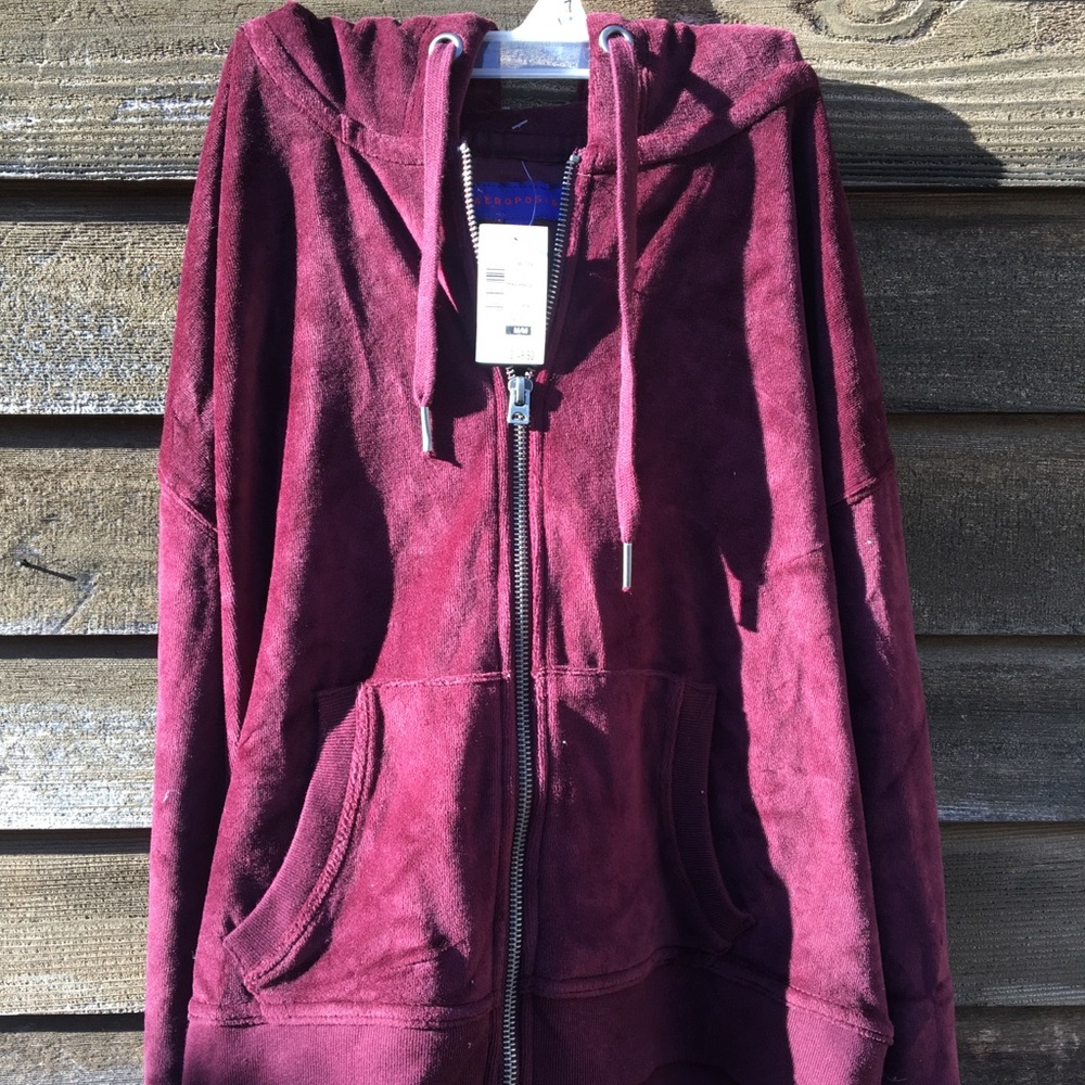 Aeropostale Maroon Soft Sweatshirt